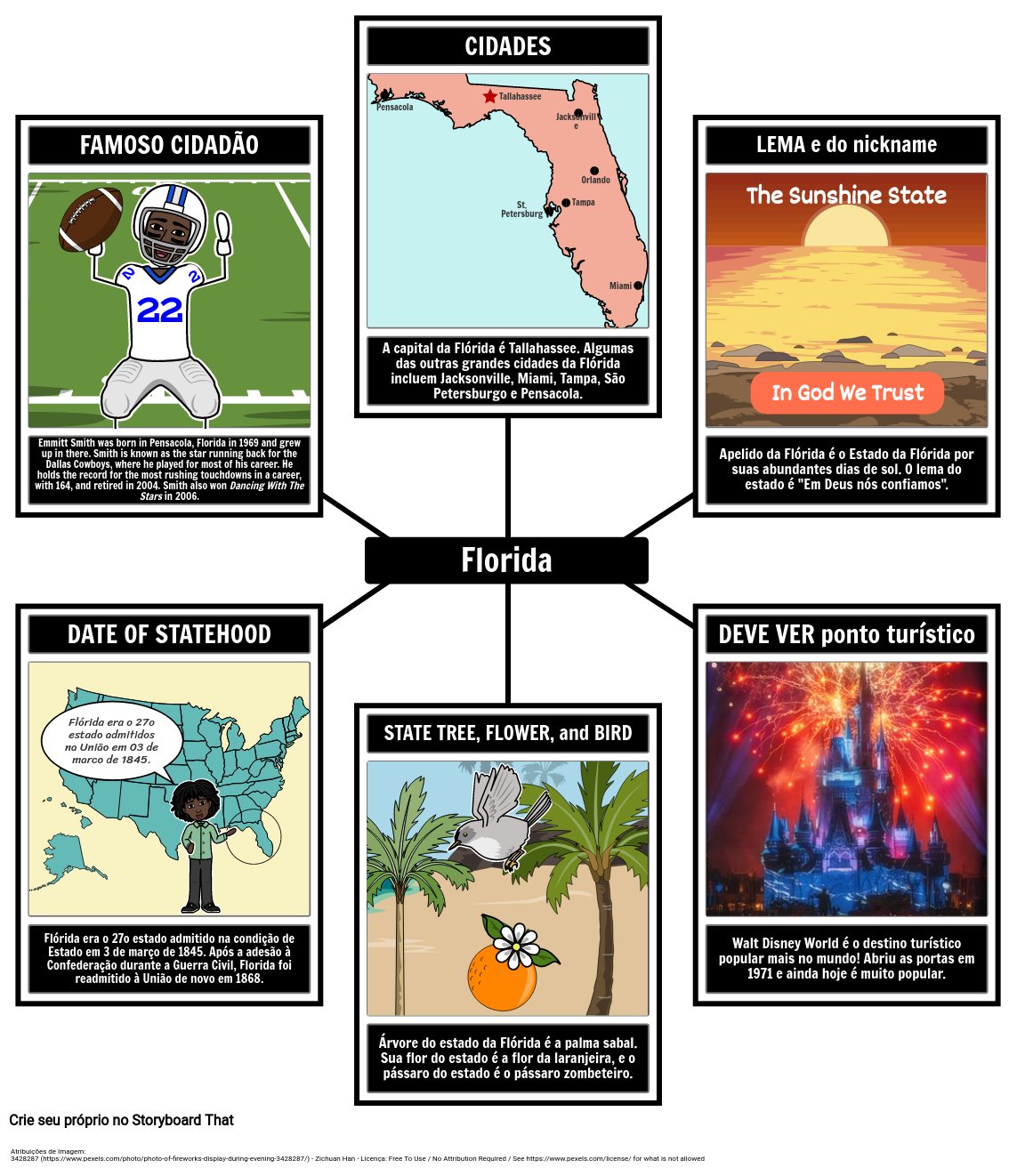 Fatos Sobre A Flórida Storyboard Por Pt Examples 9441