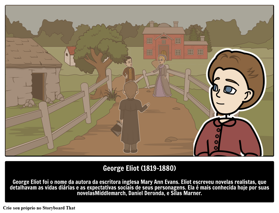 Quem foi George Eliot? Storyboard por pt-examples