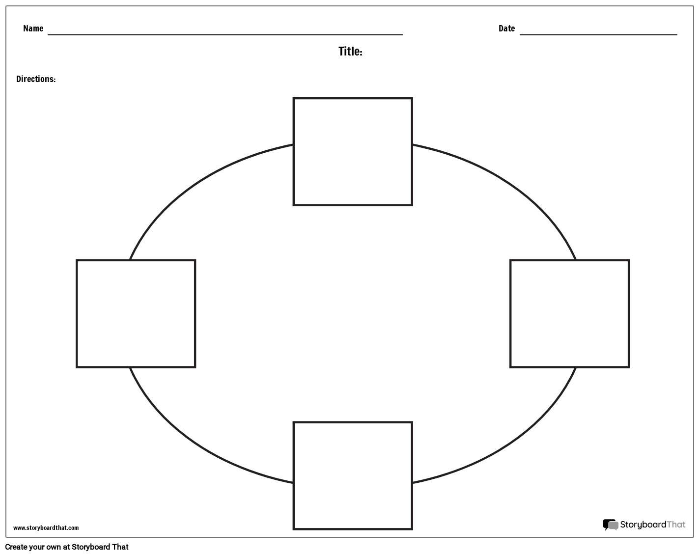 Gráfico Círculo 4 Storyboard Por Pt Examples 7794