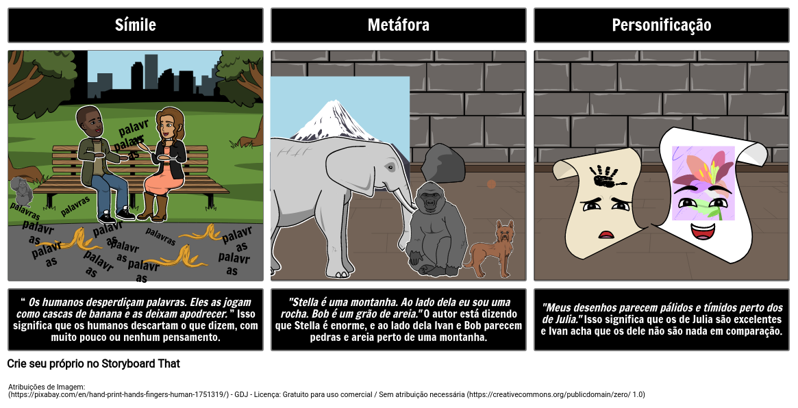 Linguagem Figurativa 6 Cores Storyboard By Pt Example 6195