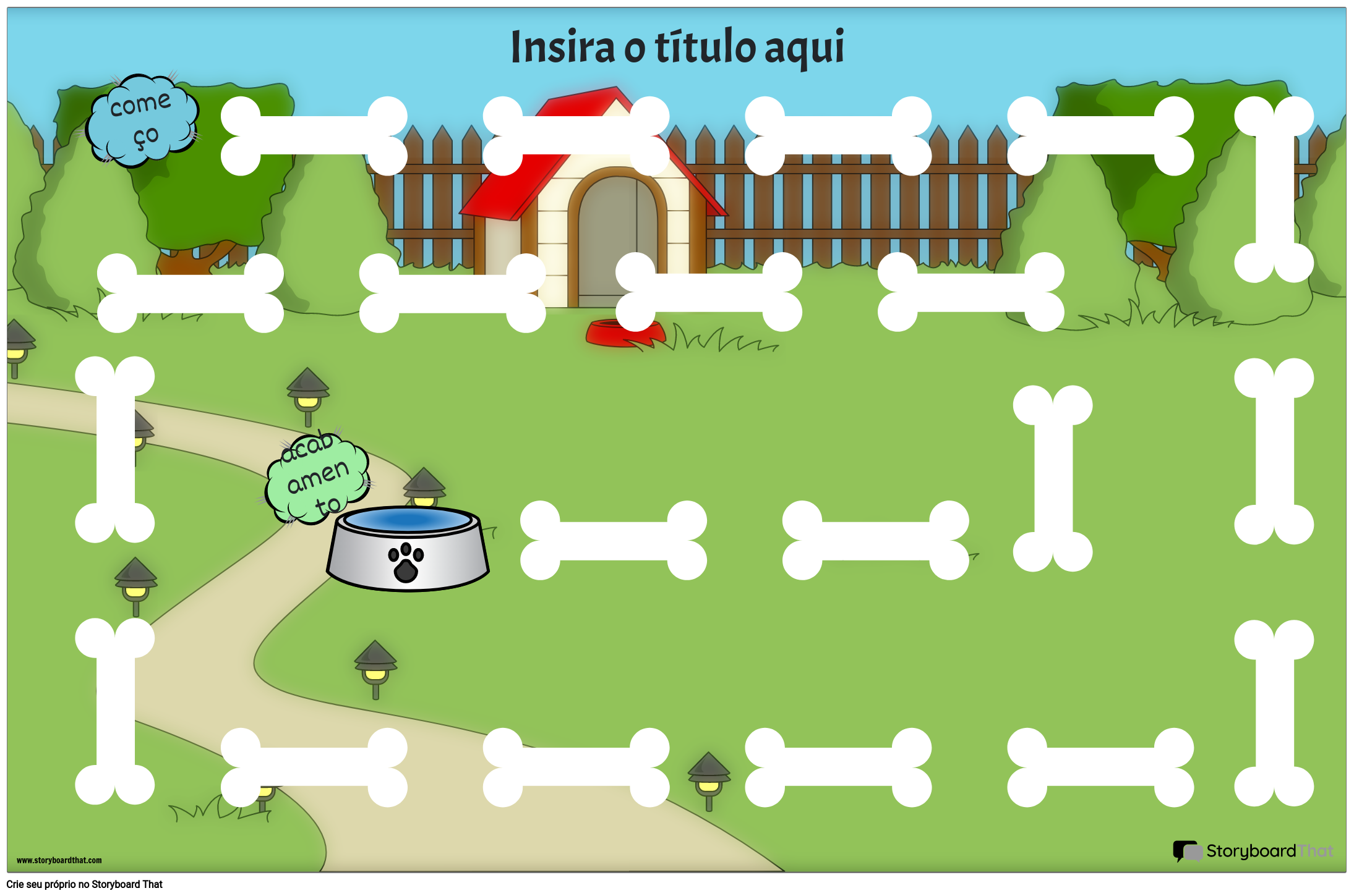 Jogo de Tabuleiro Storyboard by pt-examples