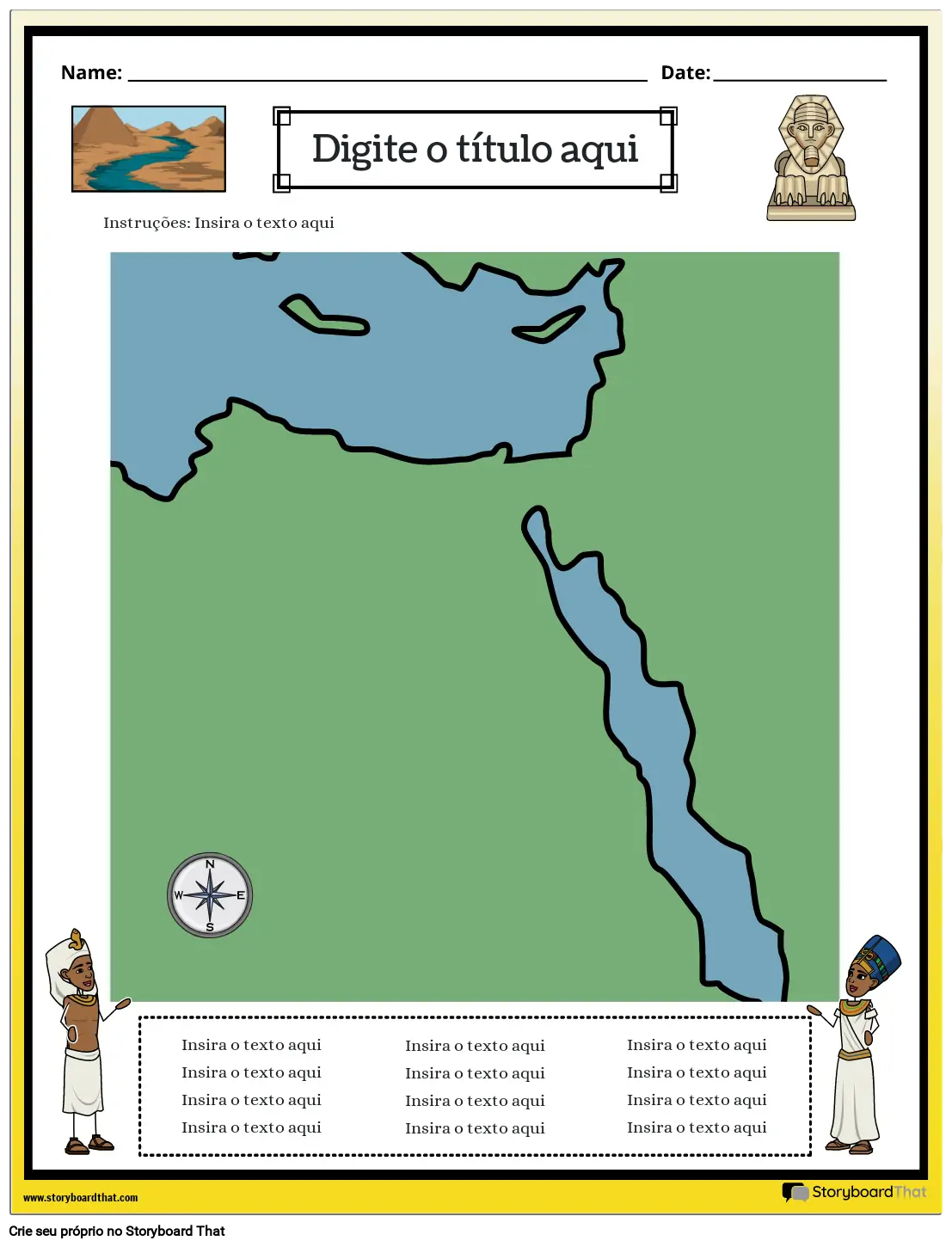 Mapa do Antigo Egito