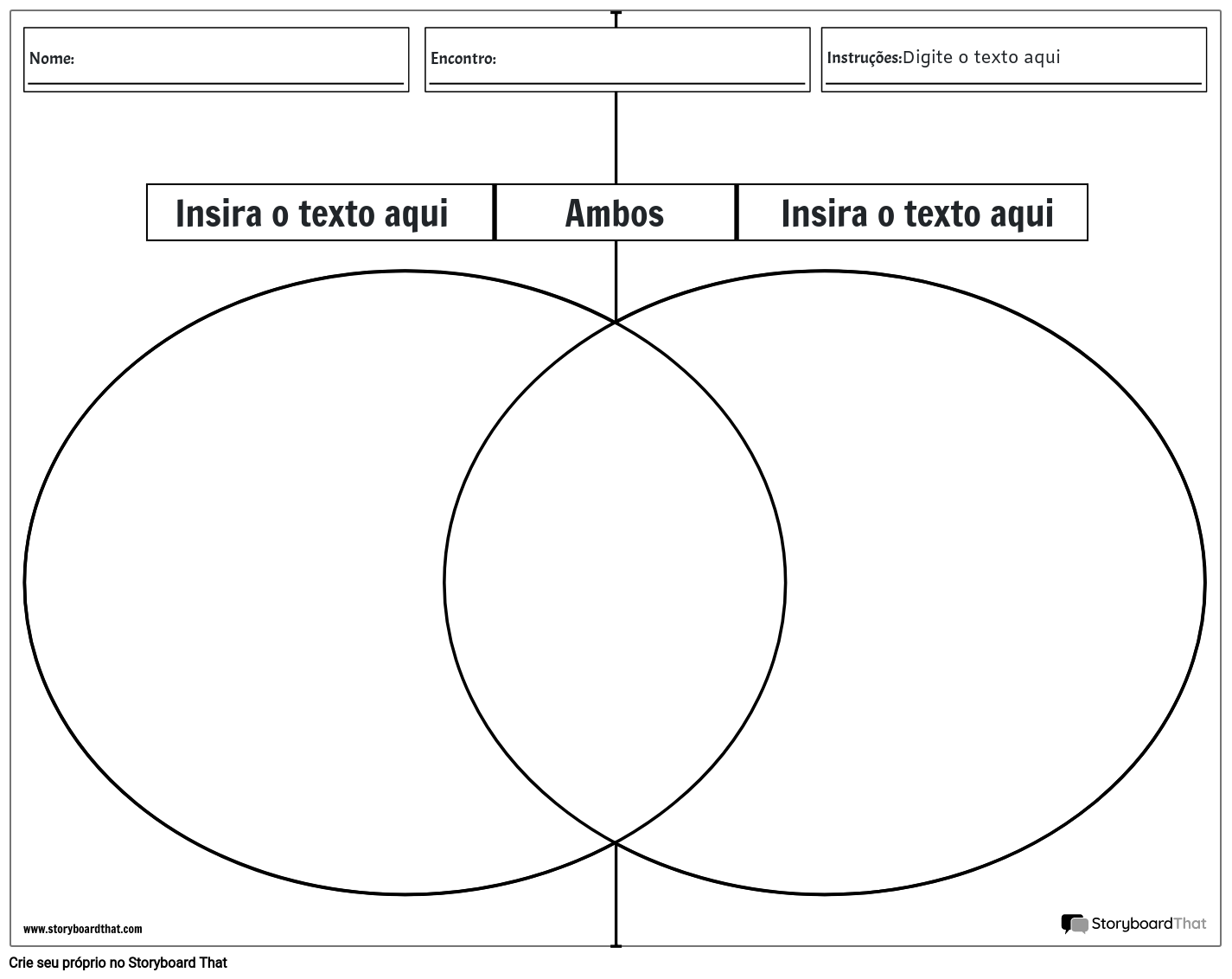 Modelo De Diagrama De Venn Storyboard Por Pt Examples 5728