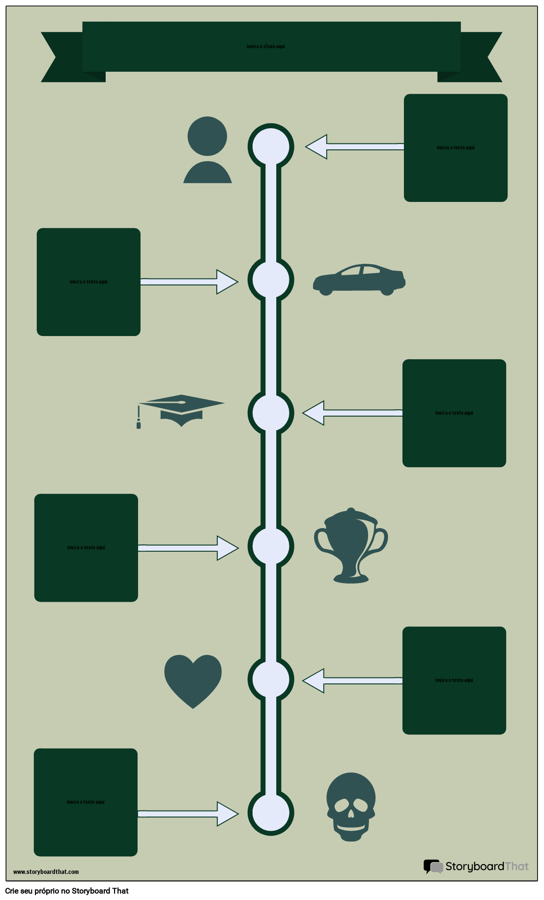 Modelo De Infográfico De Linha Do Tempo Storyboard 3961