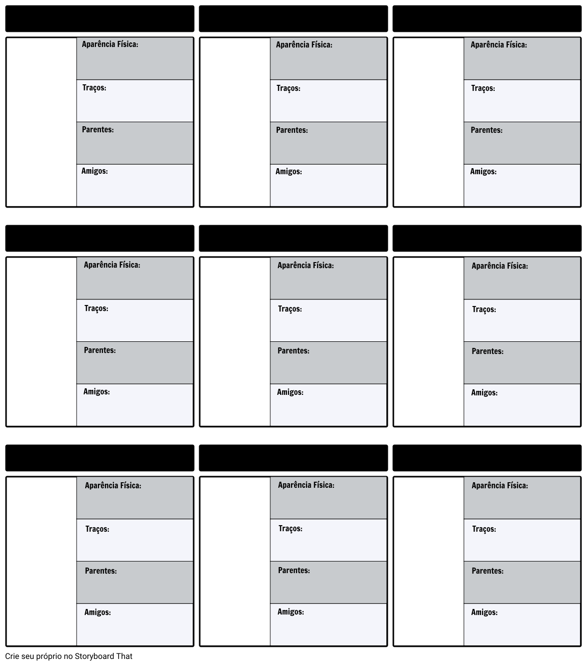 Modelo De Mapa De Caracteres Storyboard Par Pt Examples Sexiz Pix 2472