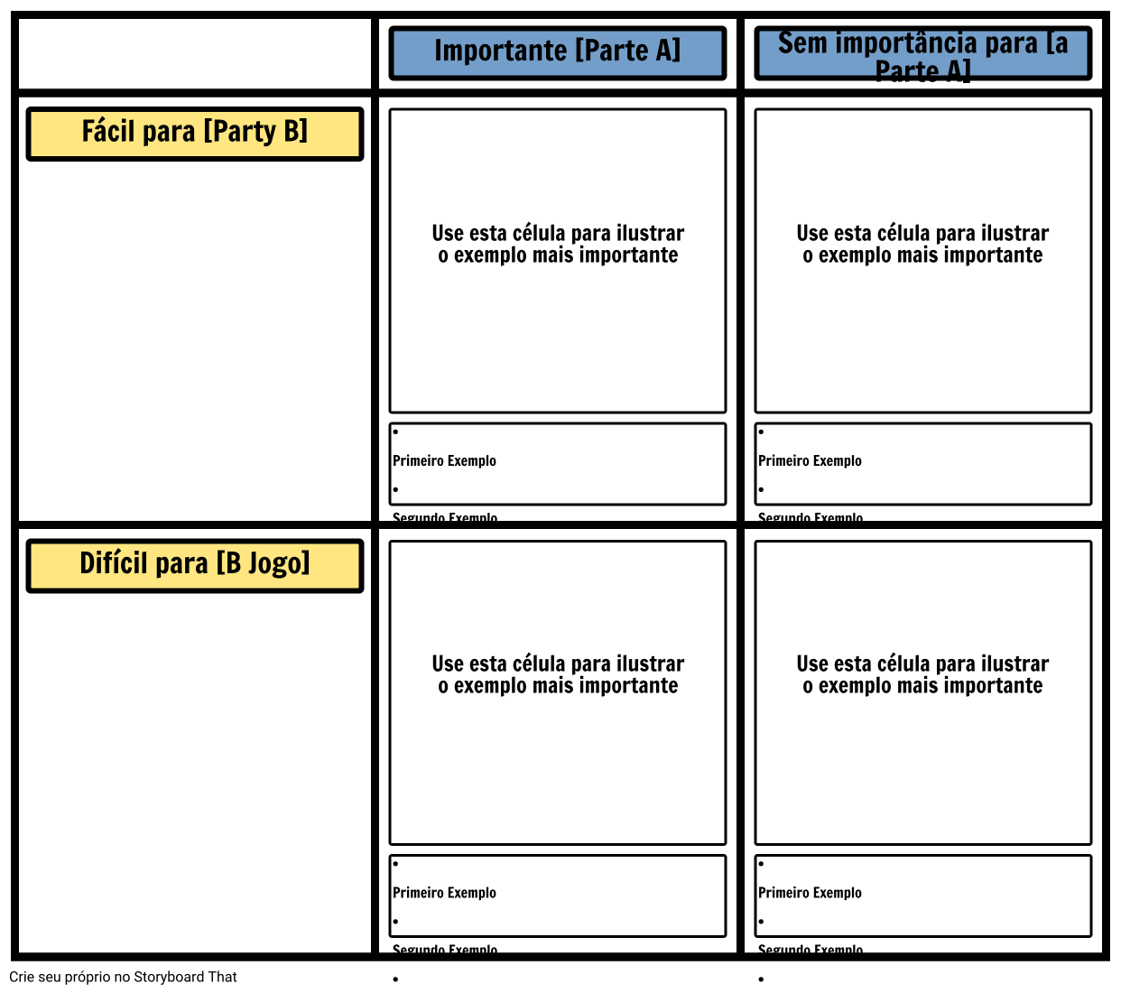 Modelo De Storyboard | Modelos Para Atividades Educacionais