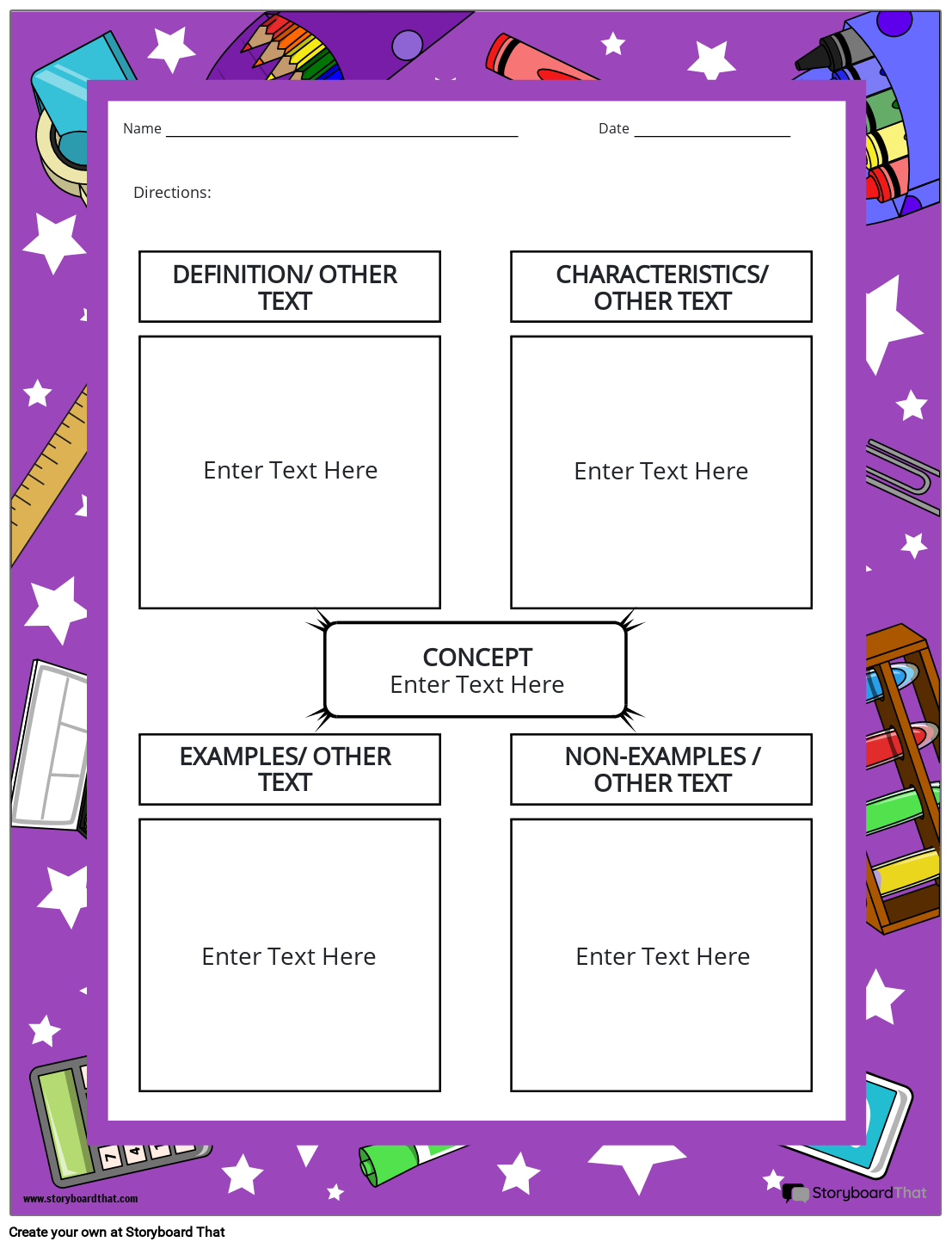 Modelo Frayer 10 Storyboard By Pt Examples 9233