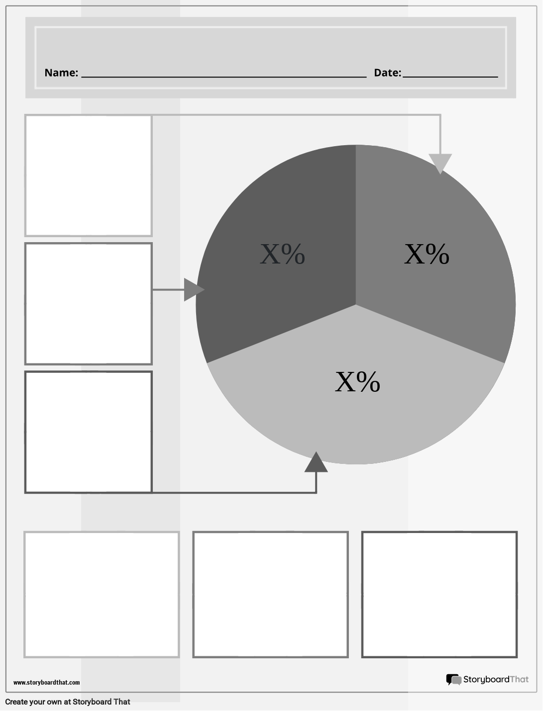Novo modelo de gr fico de pizza ed 4 storyboard