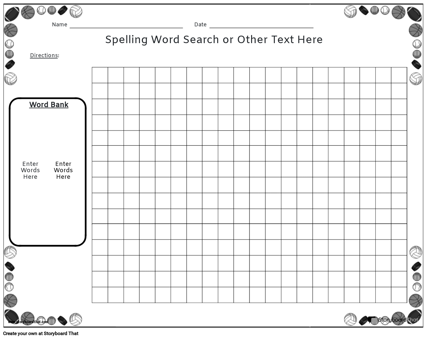 Ortografia 6 Storyboard by ptexamples
