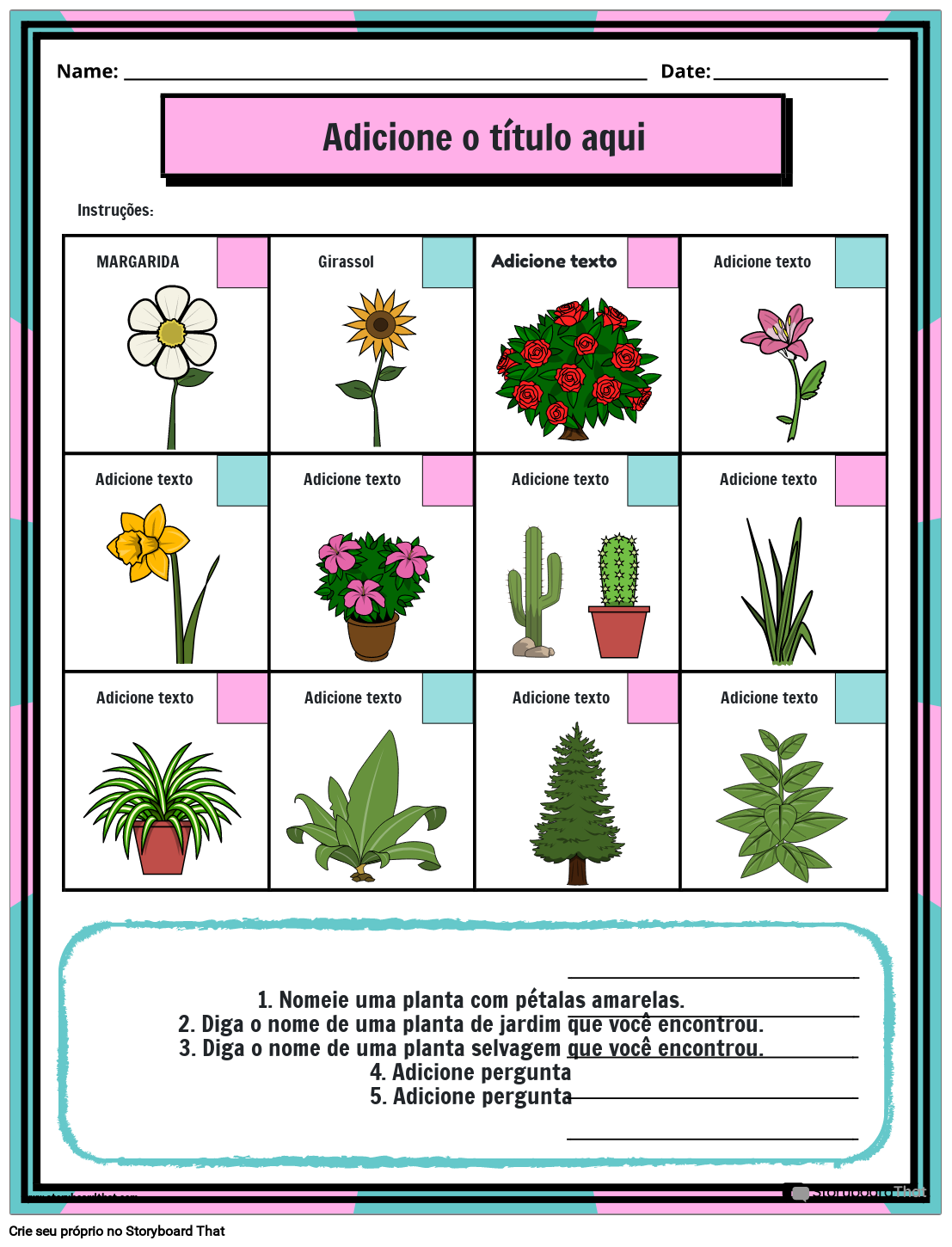 Caça -Palavras worksheet