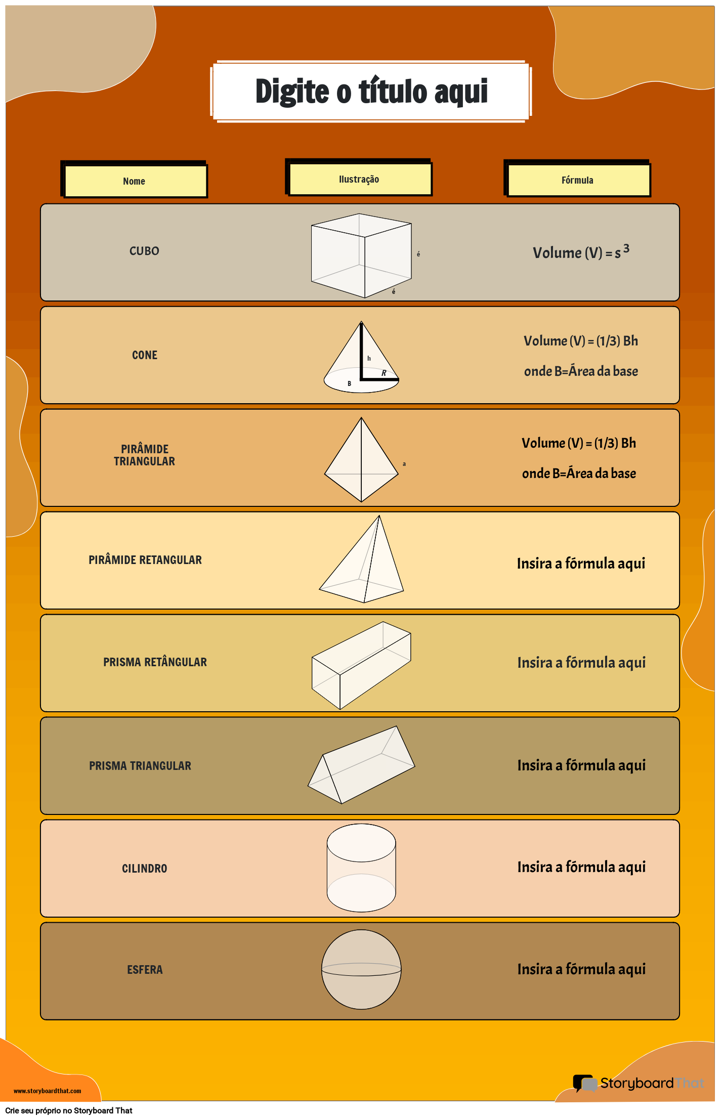 Pôster de Fórmula de Volume com Tema de Cores Neutras, image size:1425x2214
