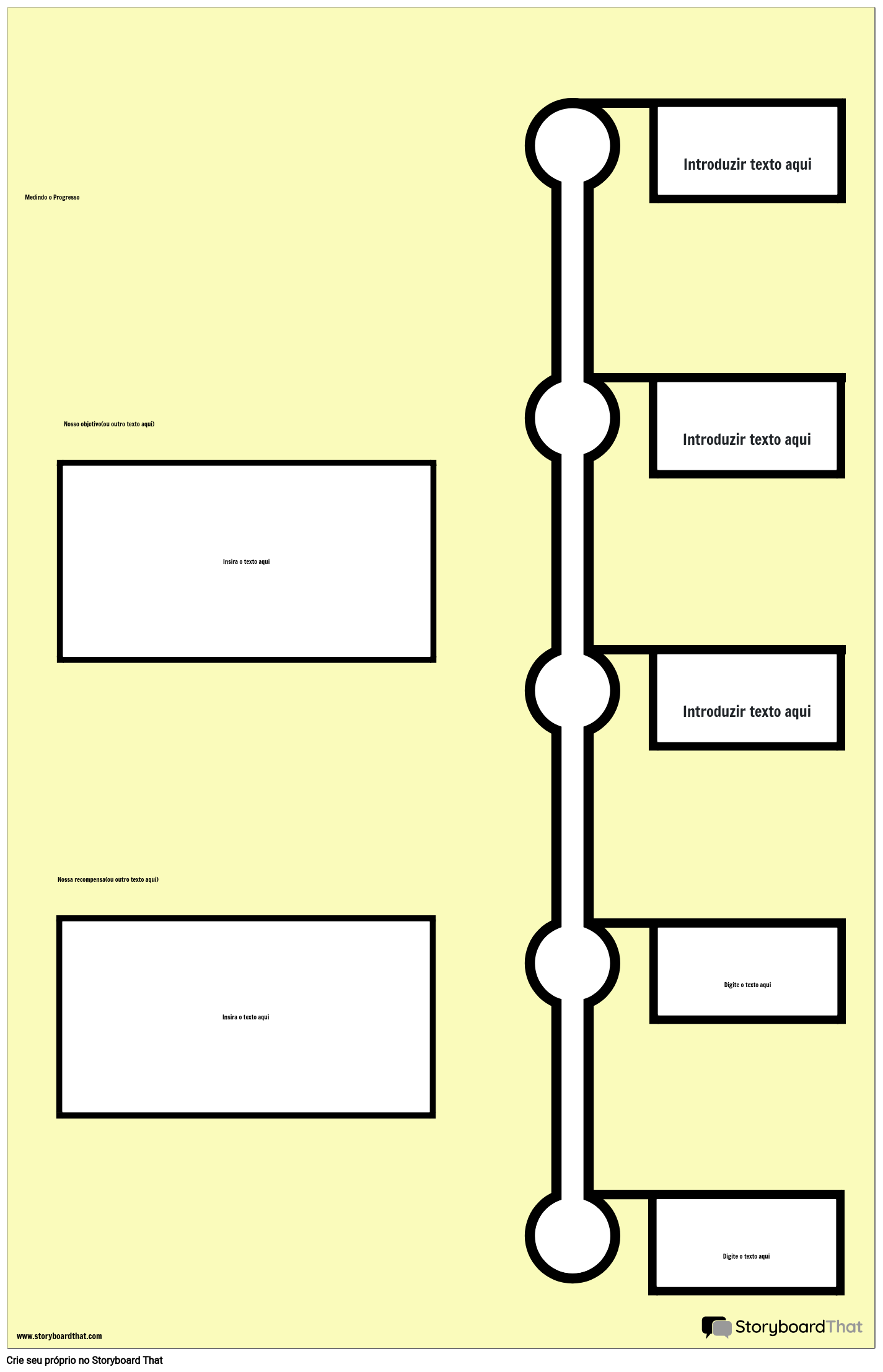 Pôster Medindo O Progresso Storyboard Por Pt Examples 2797