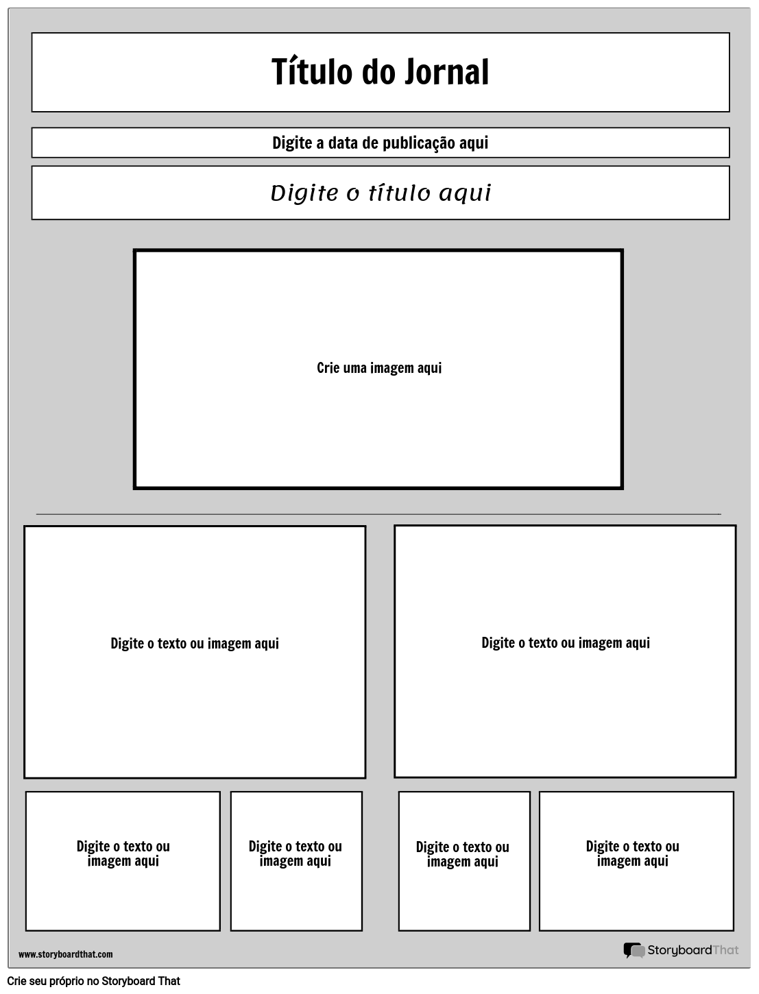 Modelo De Jornal 6 Storyboard Por Pt Examples 0158