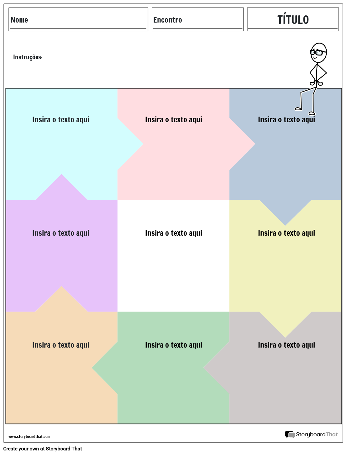 puzzle-organizador-gr-fico-storyboard-by-pt-examples