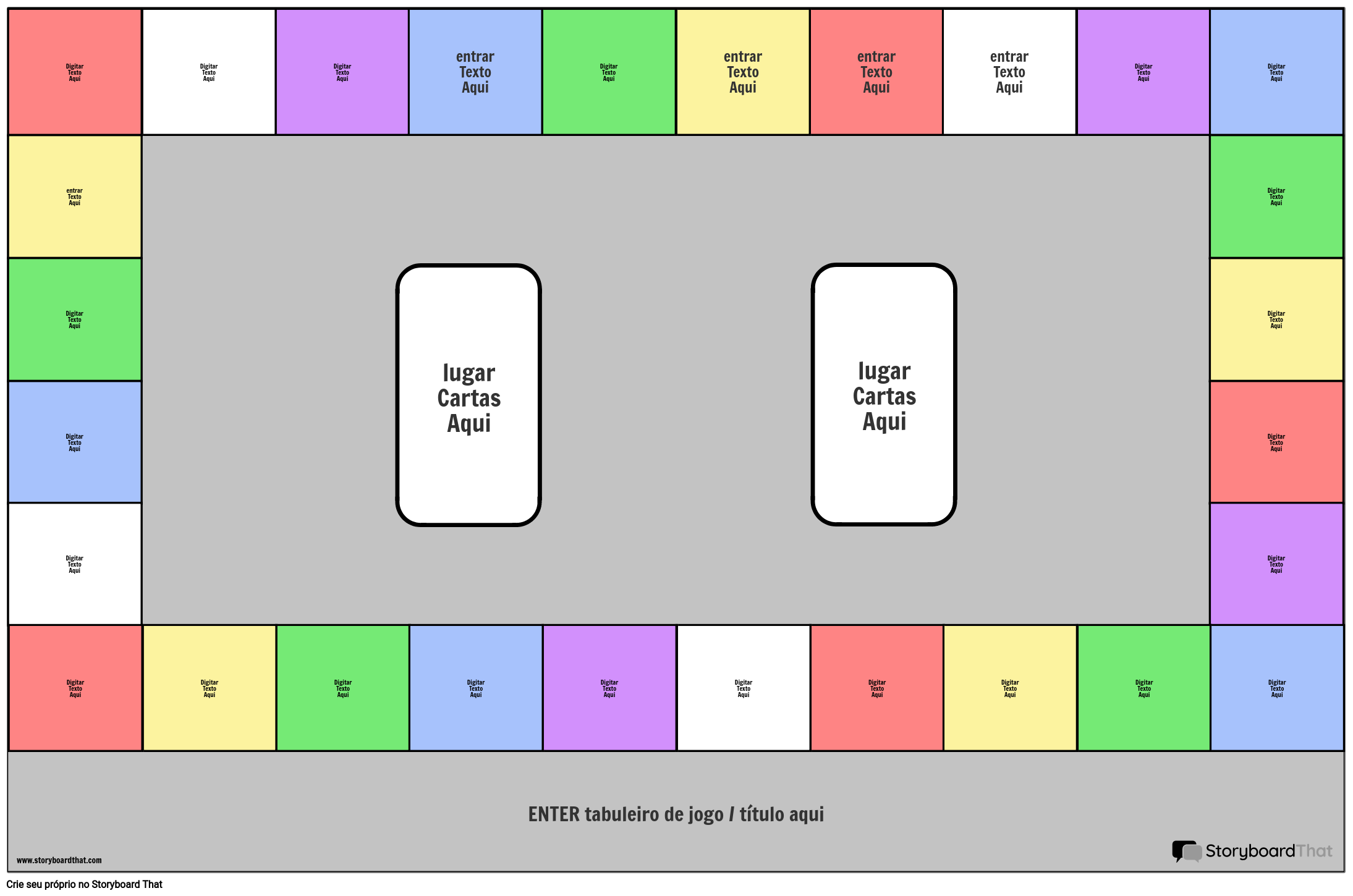 Rectangle Board Game Storyboard by pt-examples