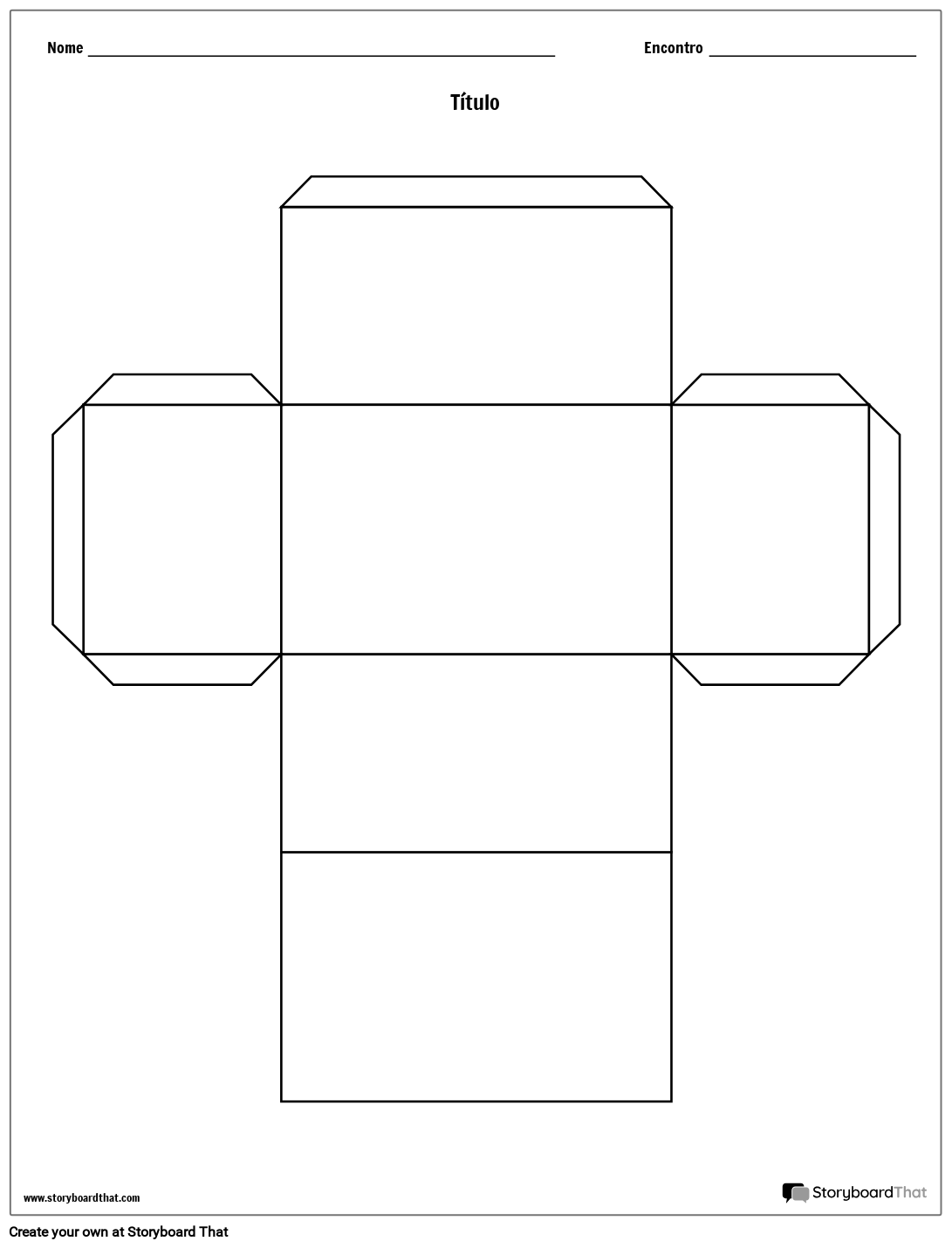 Rectangle Story Cube Storyboard por pt-examples