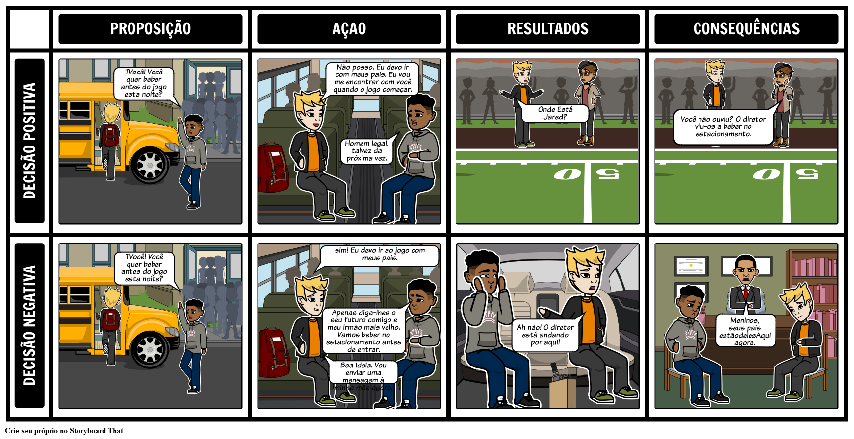 Regras de Basquete Storyboard por pt-examples