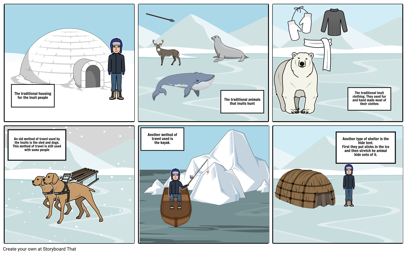 inuit Storyboard by pugpaws9000