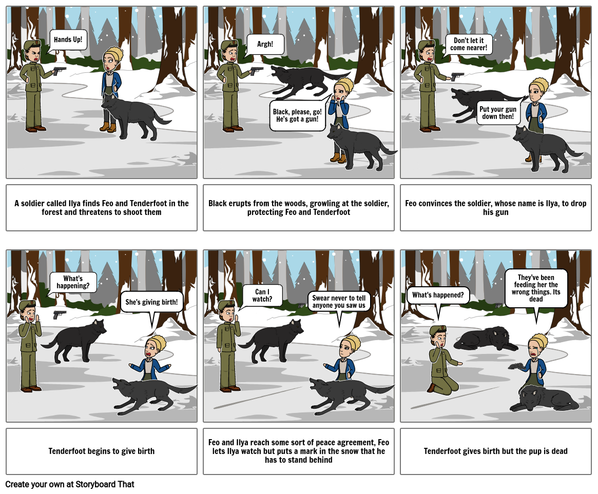 Chpt 4 Wolf Wilder Storyboard by purpleawesomesauce