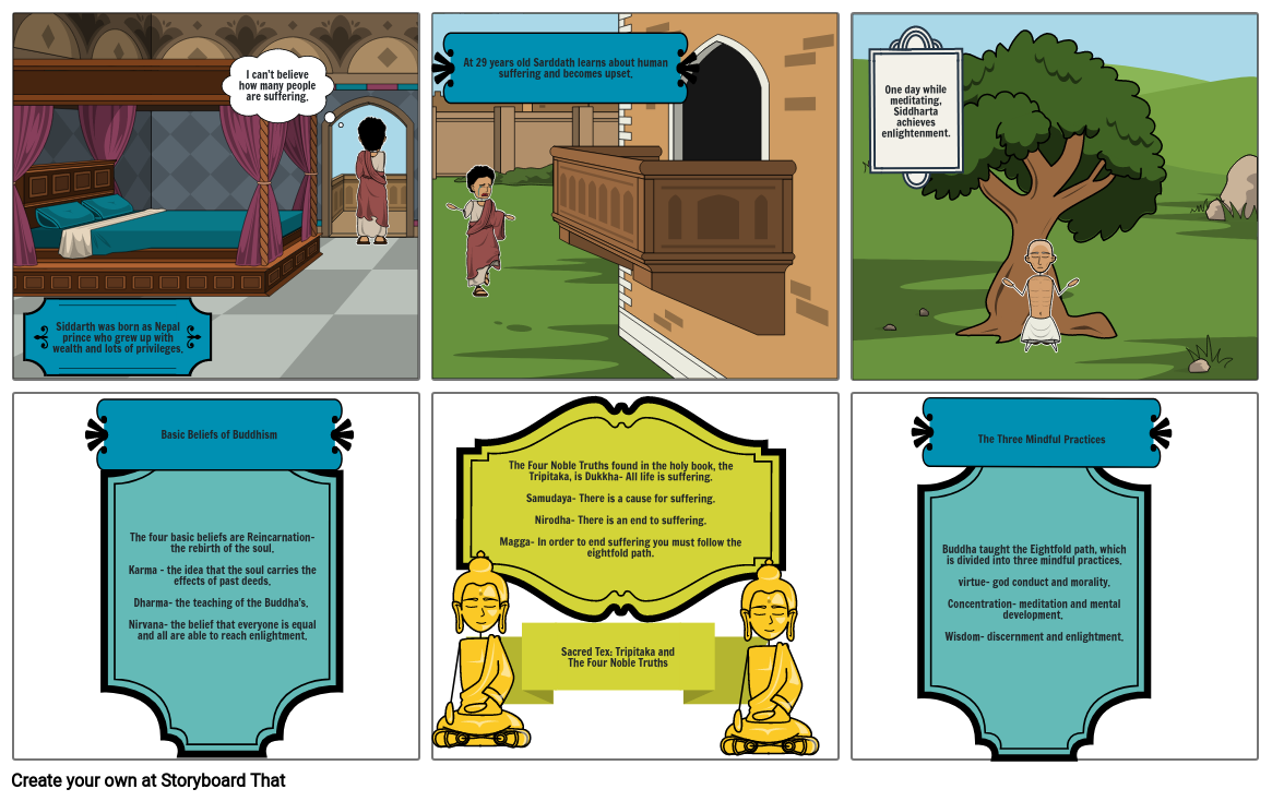 Buddhism Storyboard