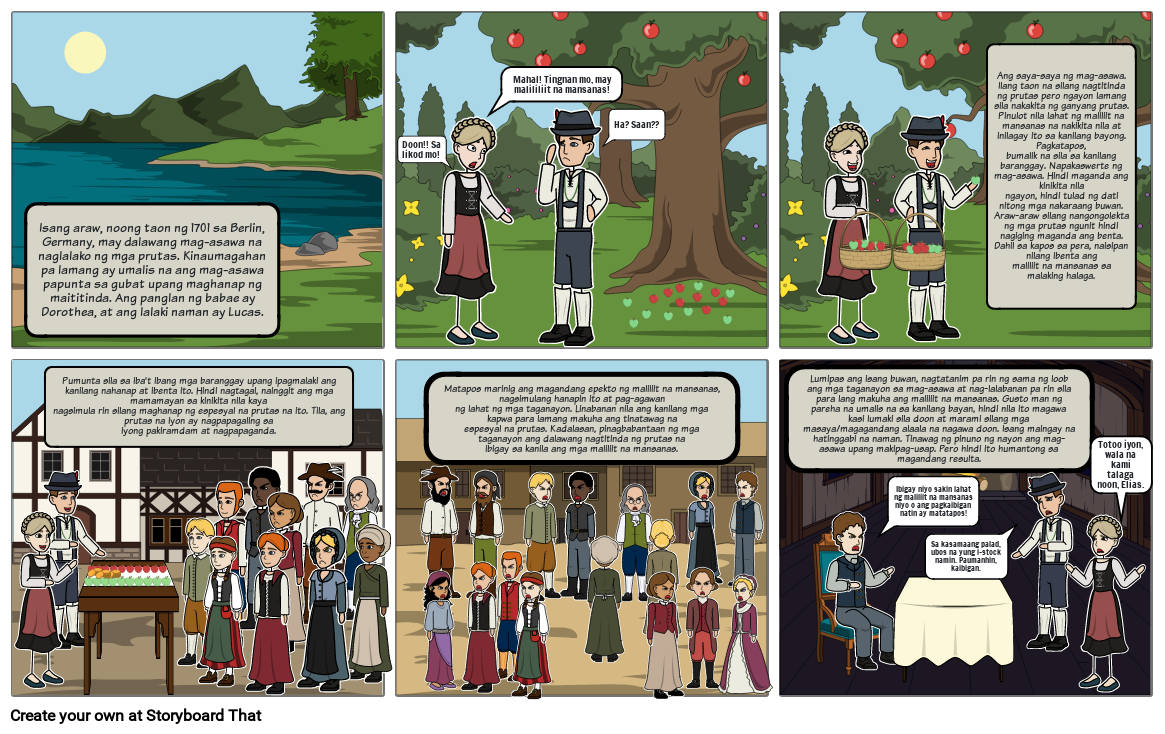 Alamat Ng Ubas Jade Sadsad Storyboard By R20210005299