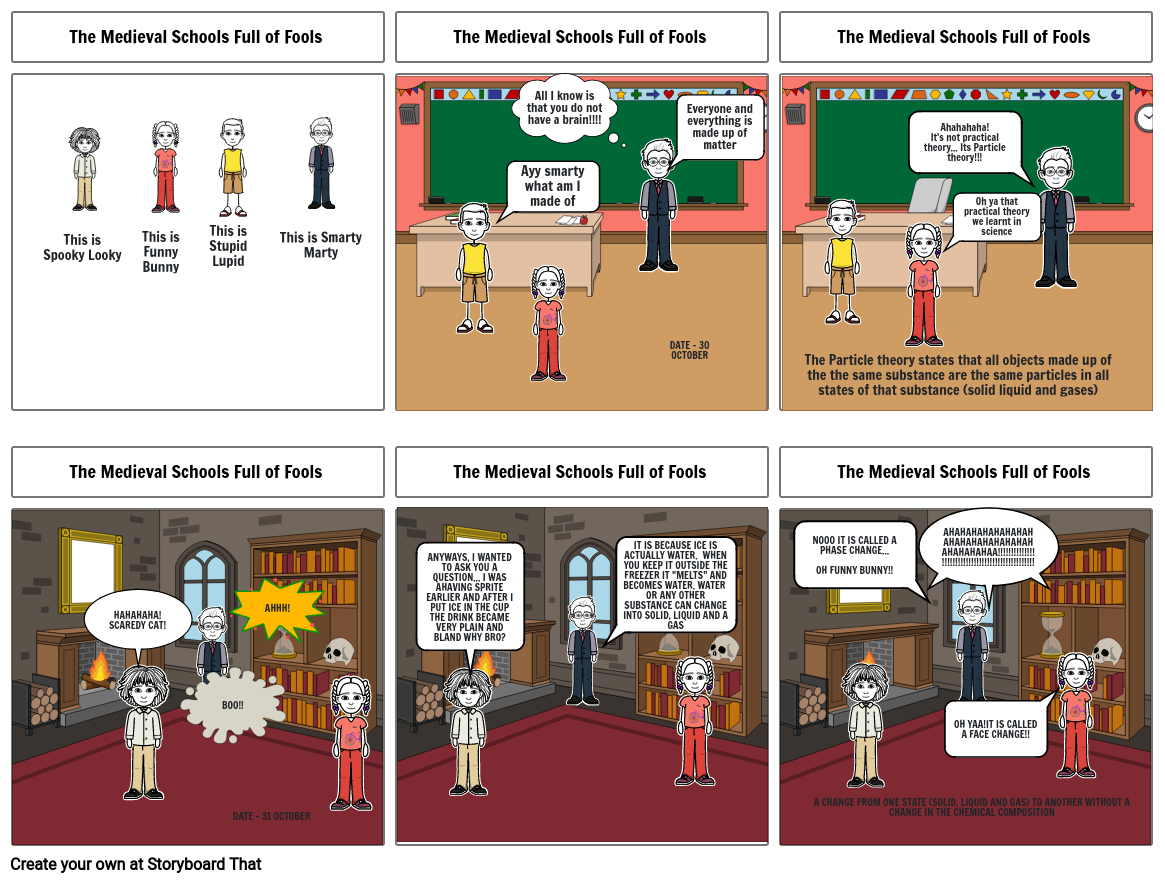 The Medieval Schools Full of Fools Storyboard por r3ik3t