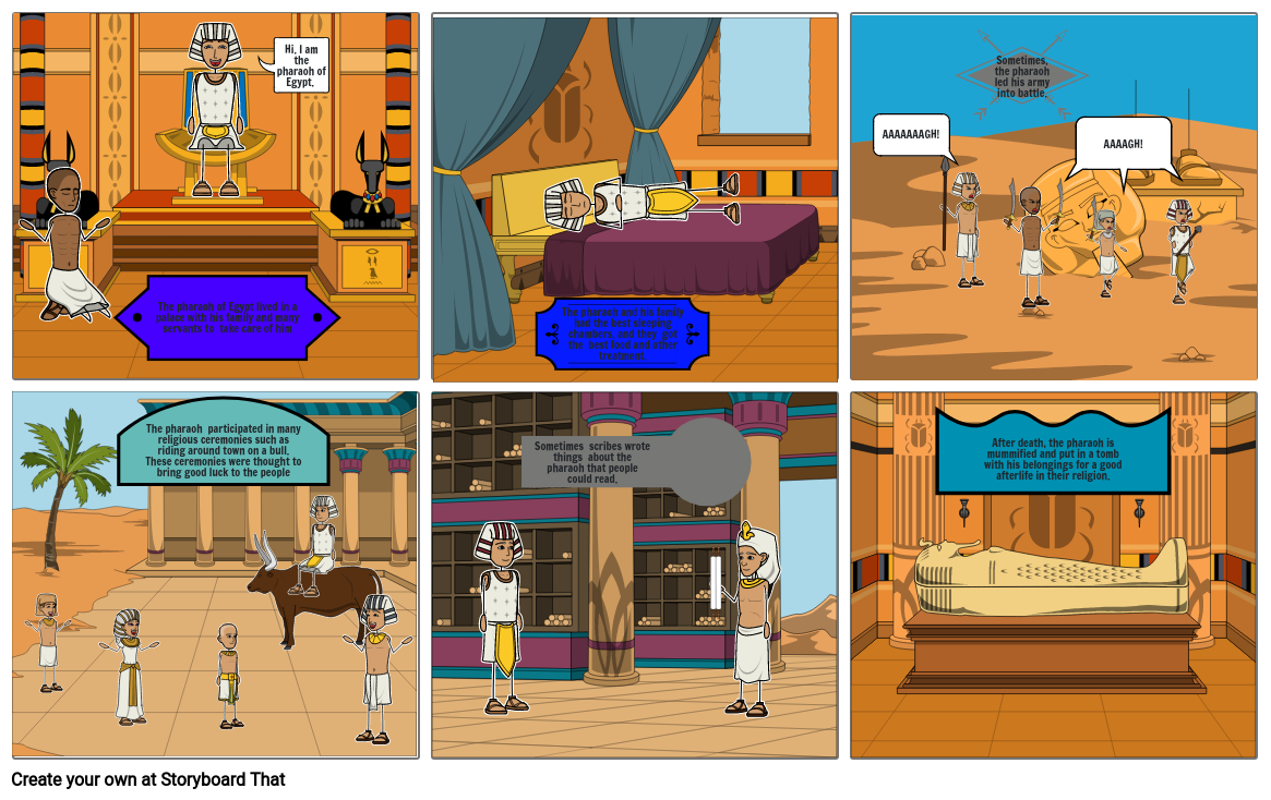 Ancient Egyptian Government Storyboard By Rancher67