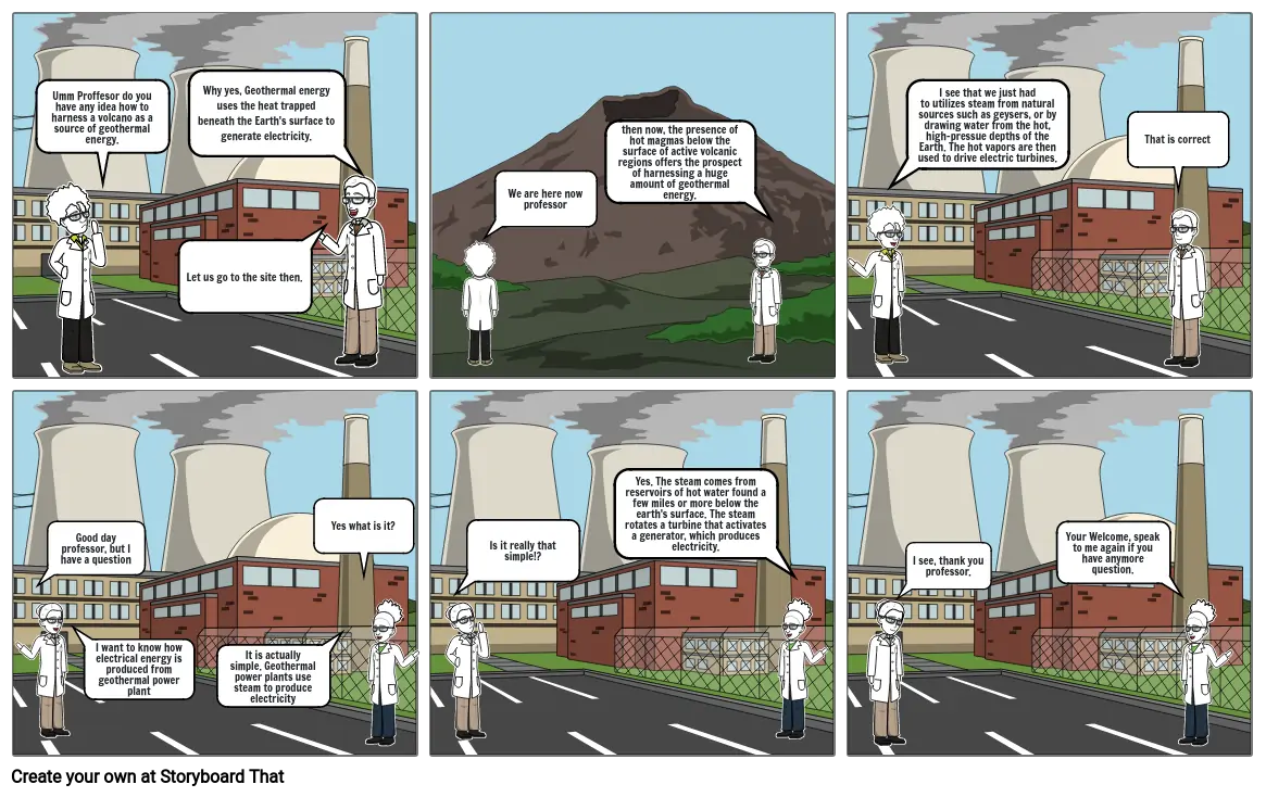 COMIC STRIP - GEOTHERMAL ENERGY