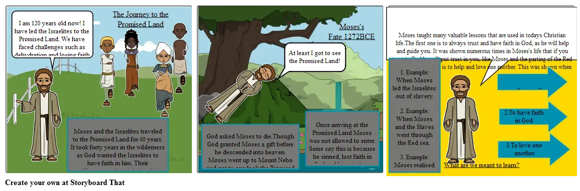 Moses Story Board 2