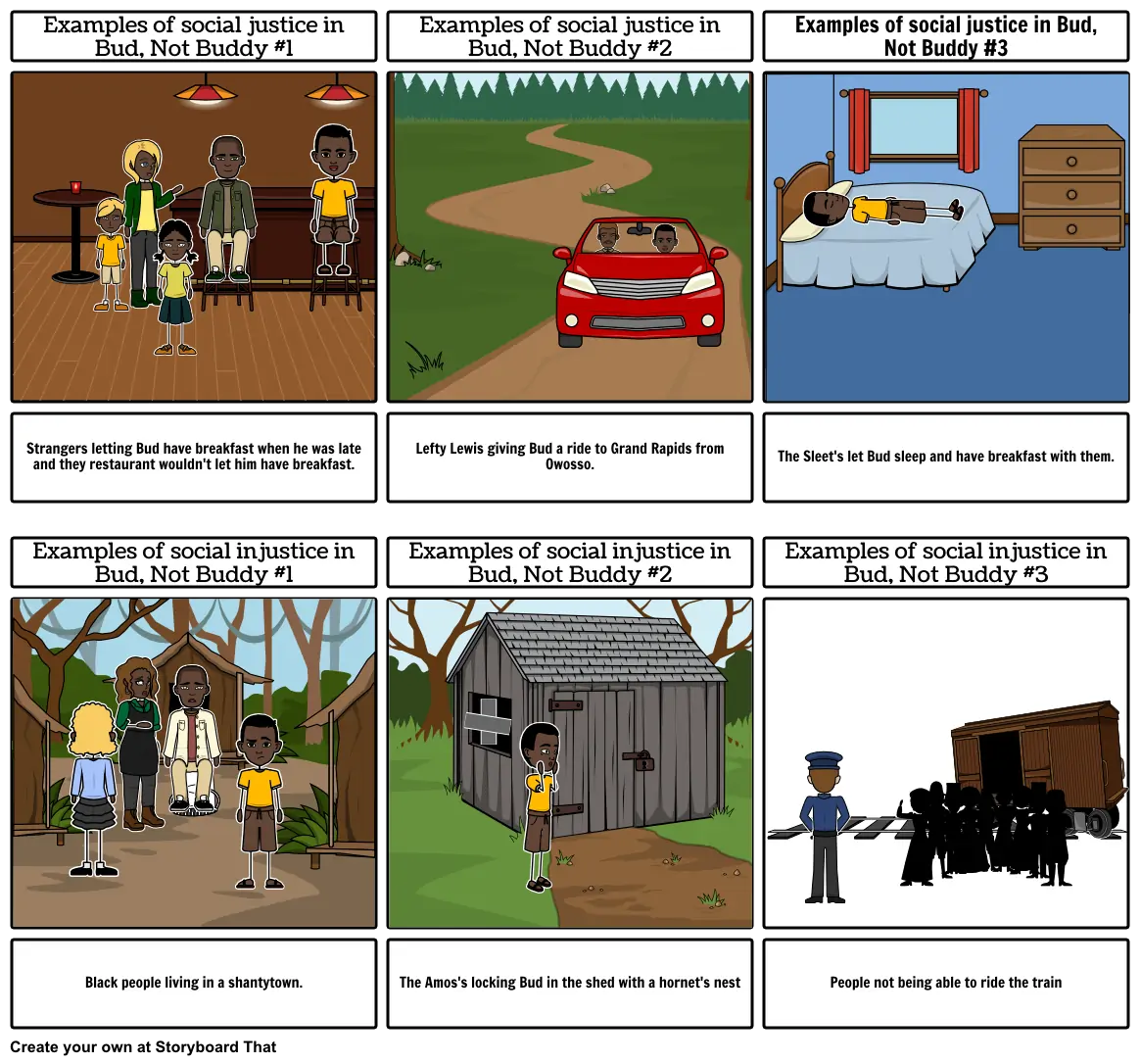 Social Justice Storyboard by rdowling6