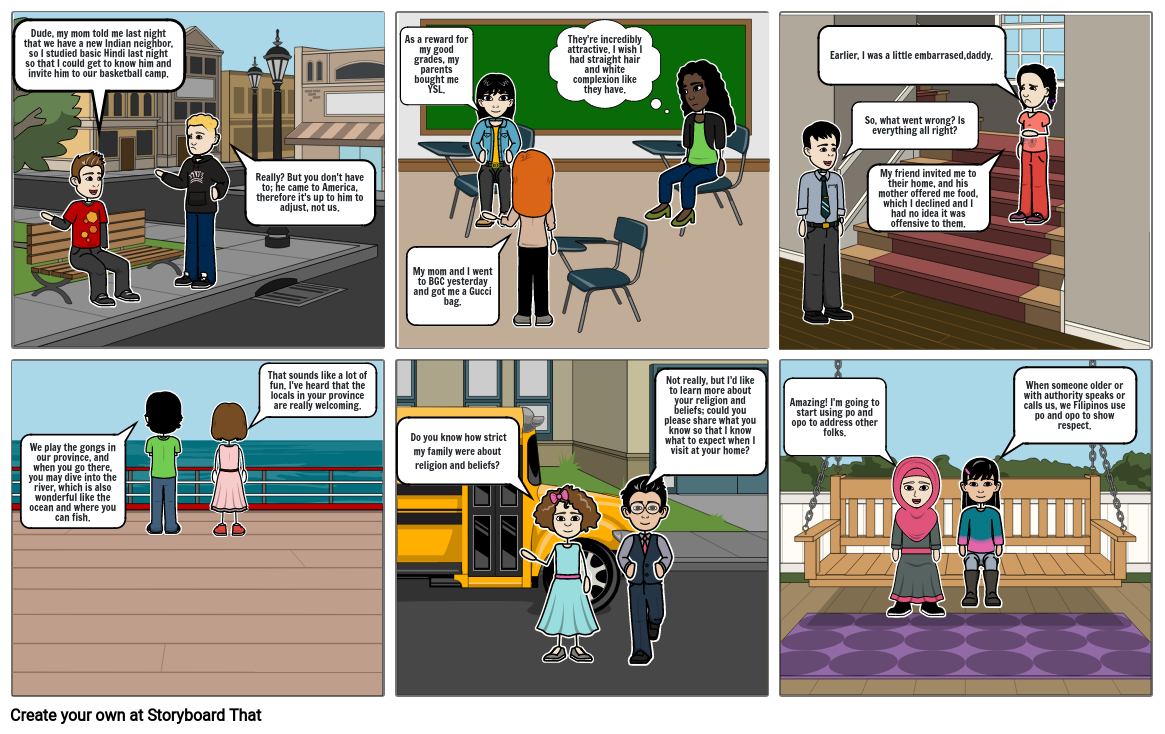 oral communication Storyboard por reignebt