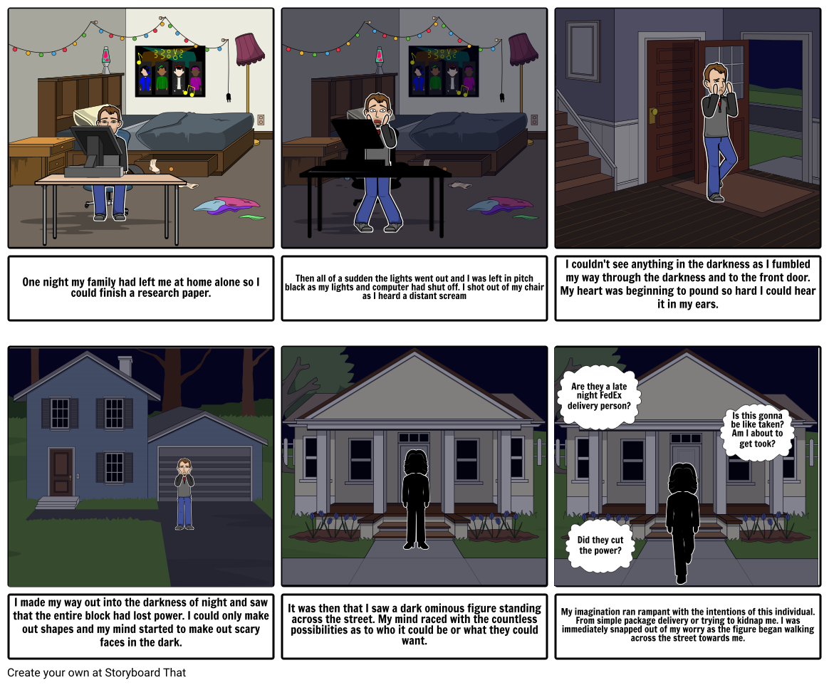 Nyctophobia part 1 Storyboard von rene1493