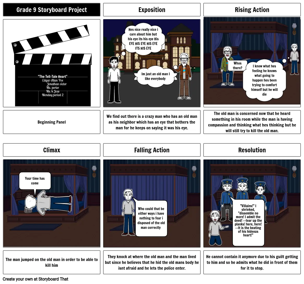 Grade 9 StoryBoard Project