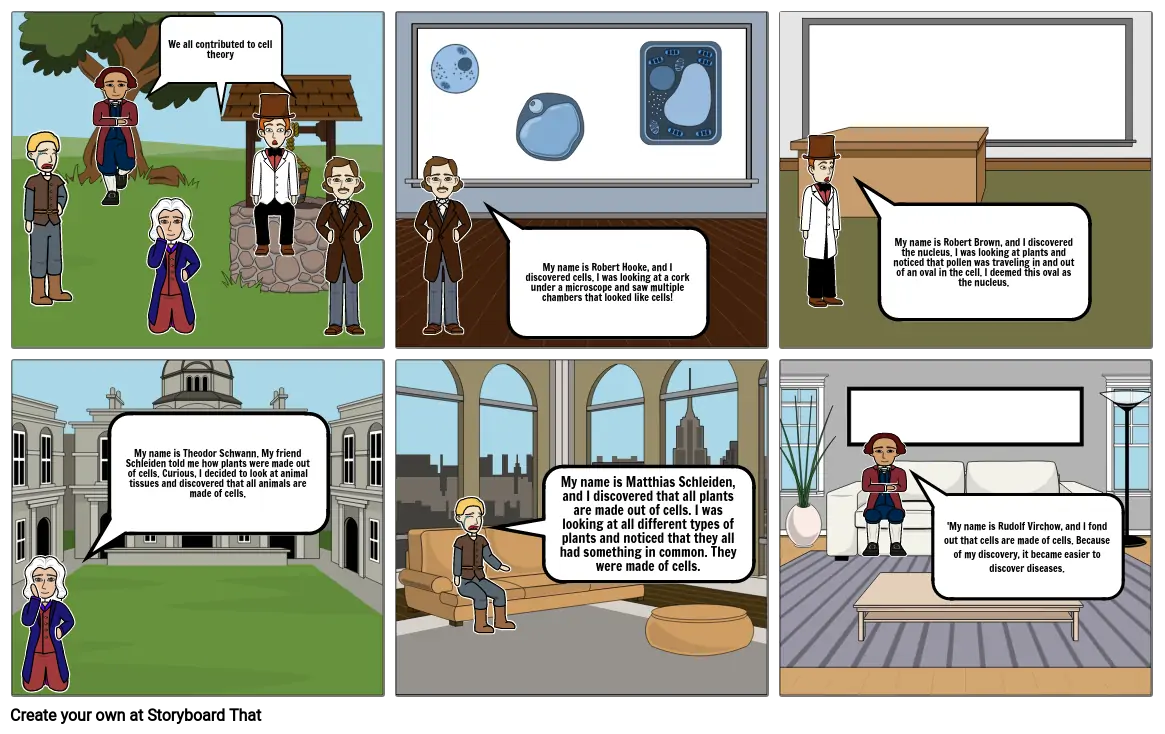 Cell theory Comic Strip