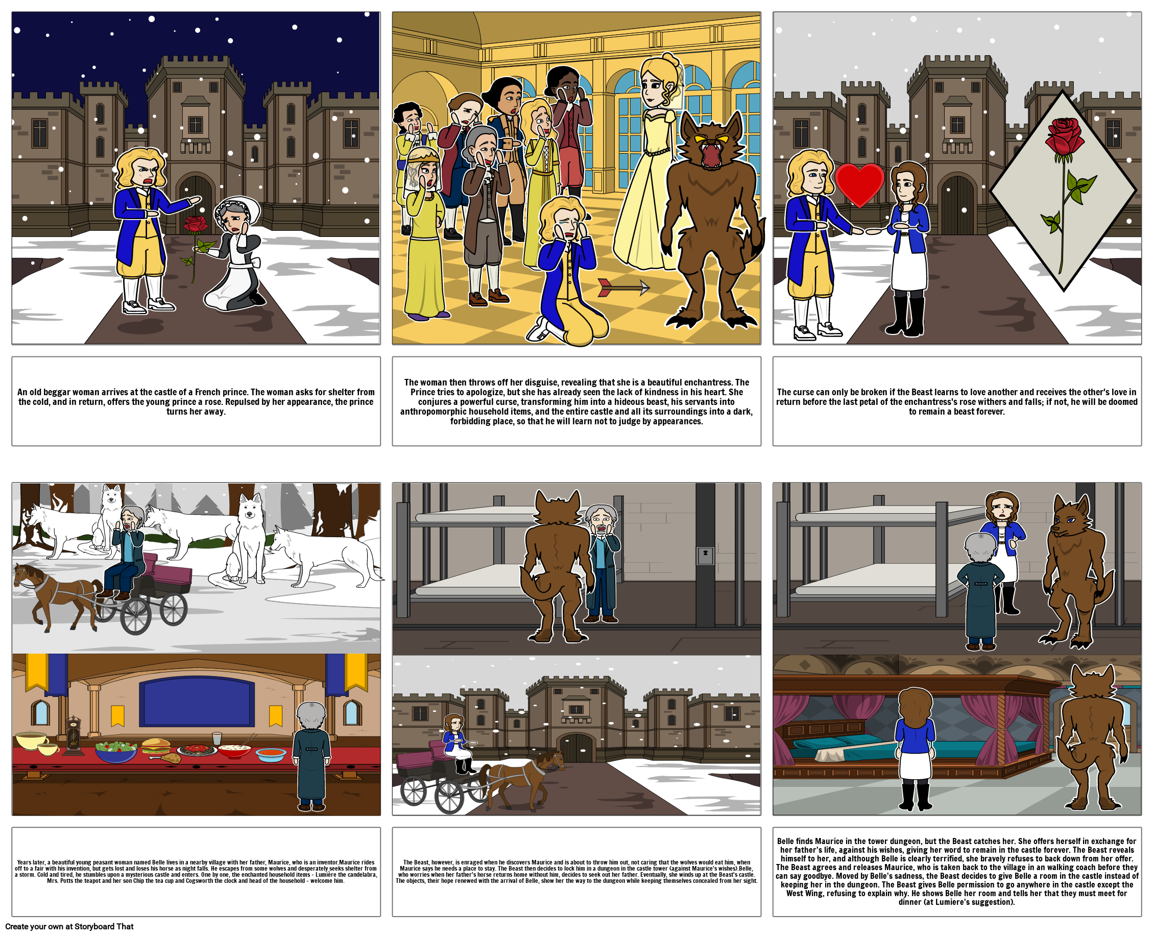 Beauty And The Beast Storyboard Disney Storyboards Pi vrogue.co