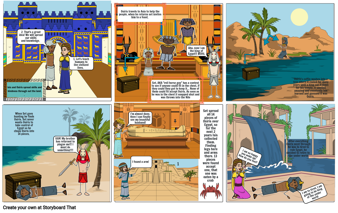 Isis and Osiris Comic