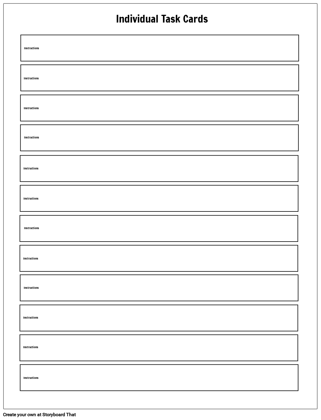 Șablon de Card de Activitate