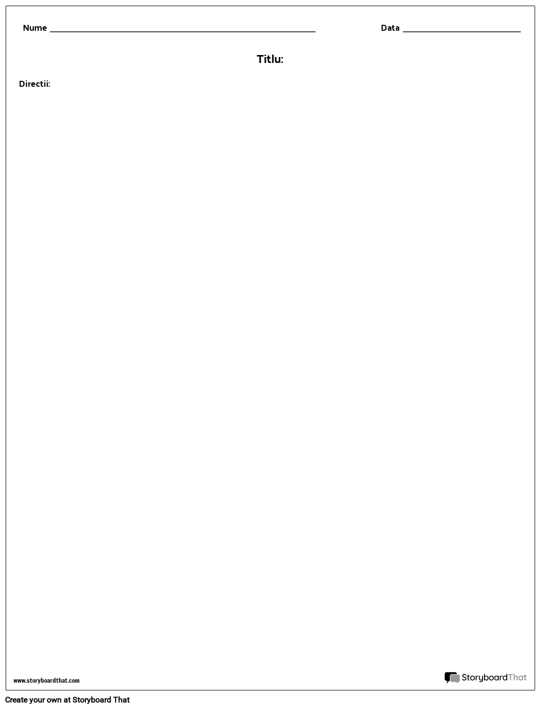 Blank Template Storyboard by ro-examples