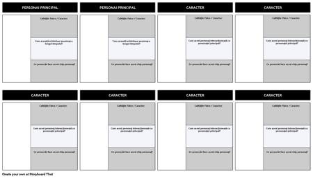 Caracter Hartă Model 3 Câmp Completat