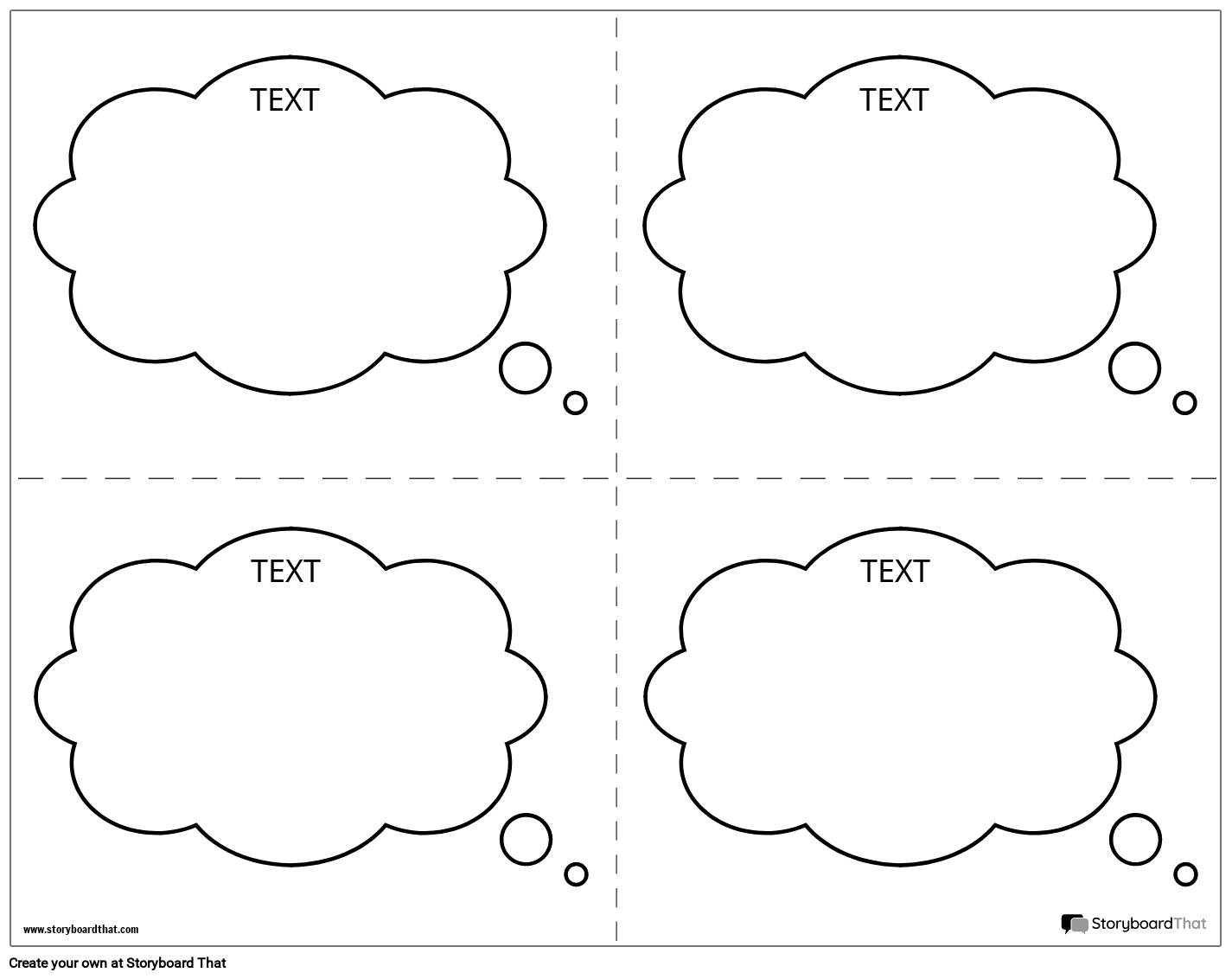 Carduri de Activitate cu Bule de Gândire