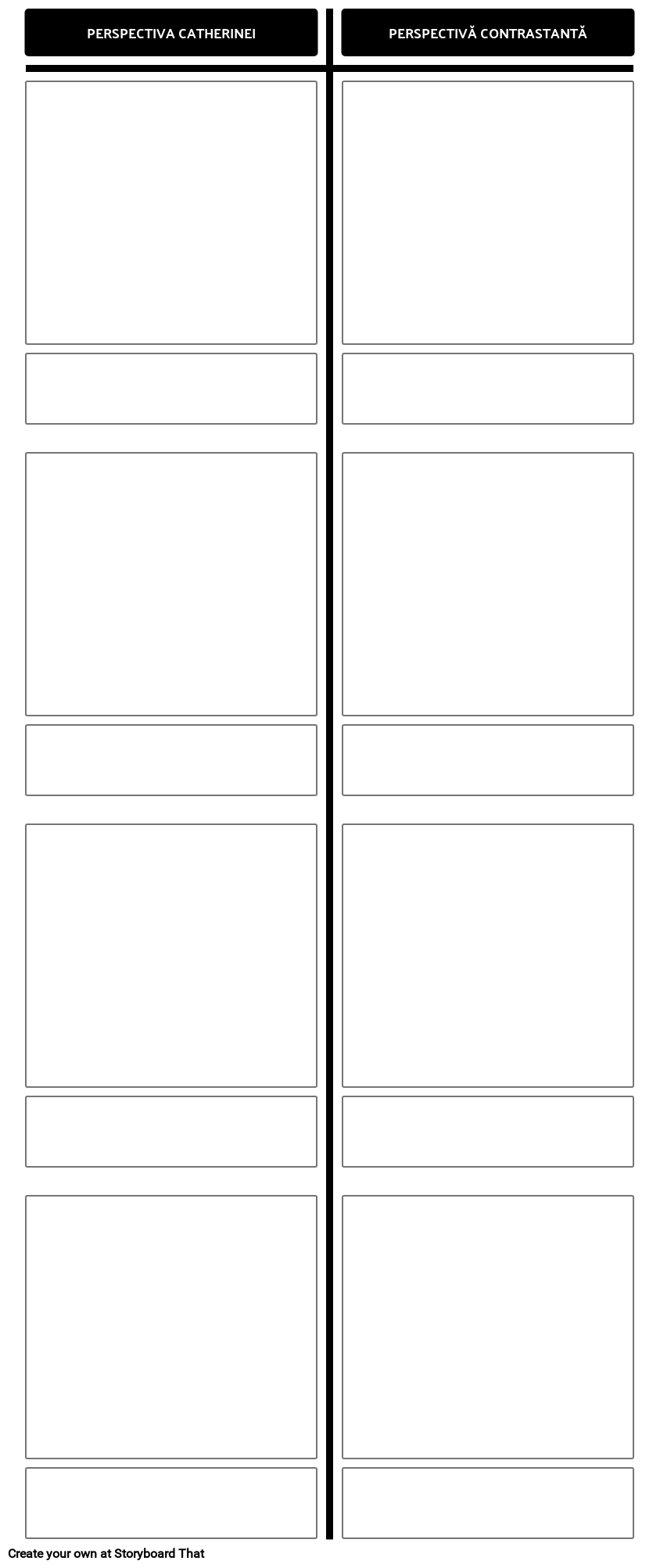 Catherine, Numit Birdy Contrastand Perspective Template