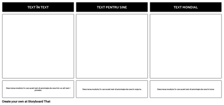 Conexiuni Text Șablon