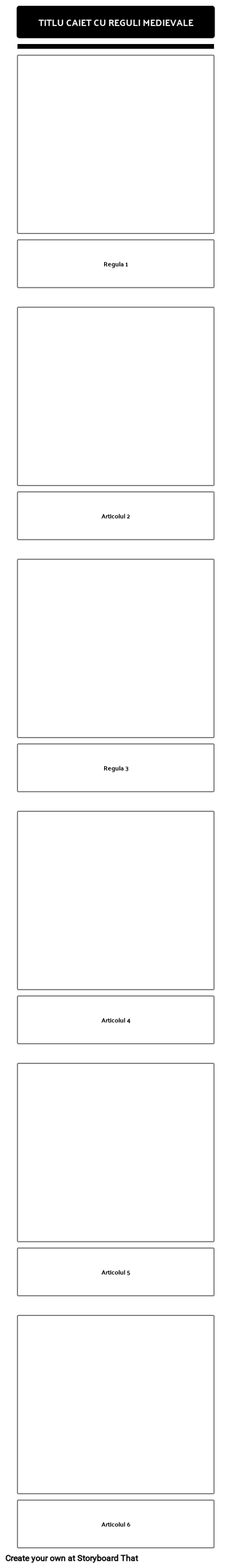 Format Medieval Cadru de Reglementare