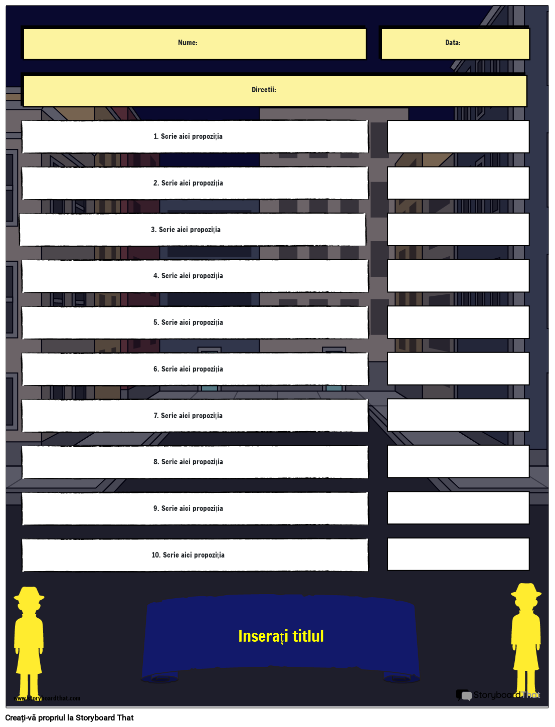 Găsirea Cuvântului Compus Storyboard par ro-examples