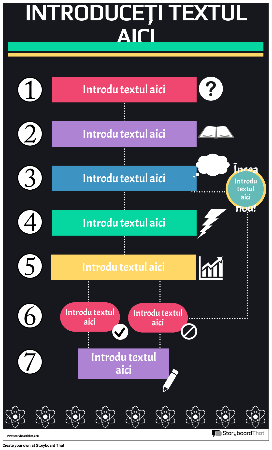 Infografică Diagramă Flux 5