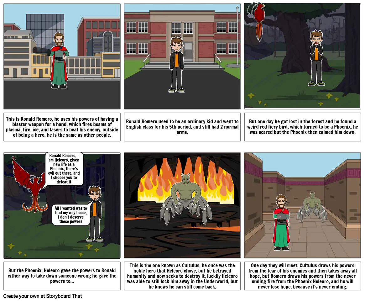 My Superhero Comic Strip