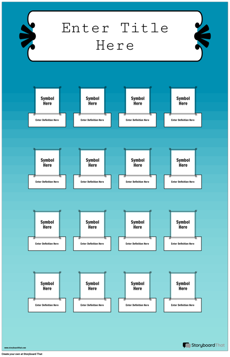 Плакат с Определениями Математических Символов