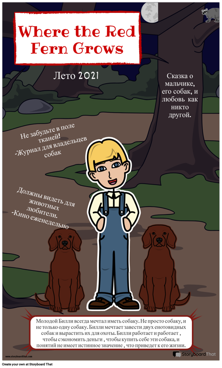 Постер Фильма "Где Растет Красный Папоротник"