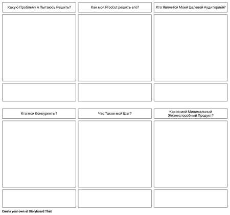 Следующий Шаблон Идеи для Большого Продукта