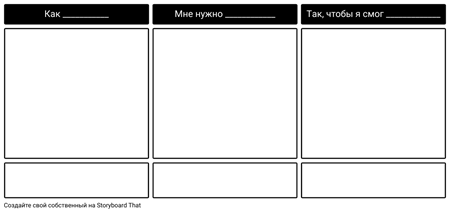 Эпический Шаблон Истории Пользователей